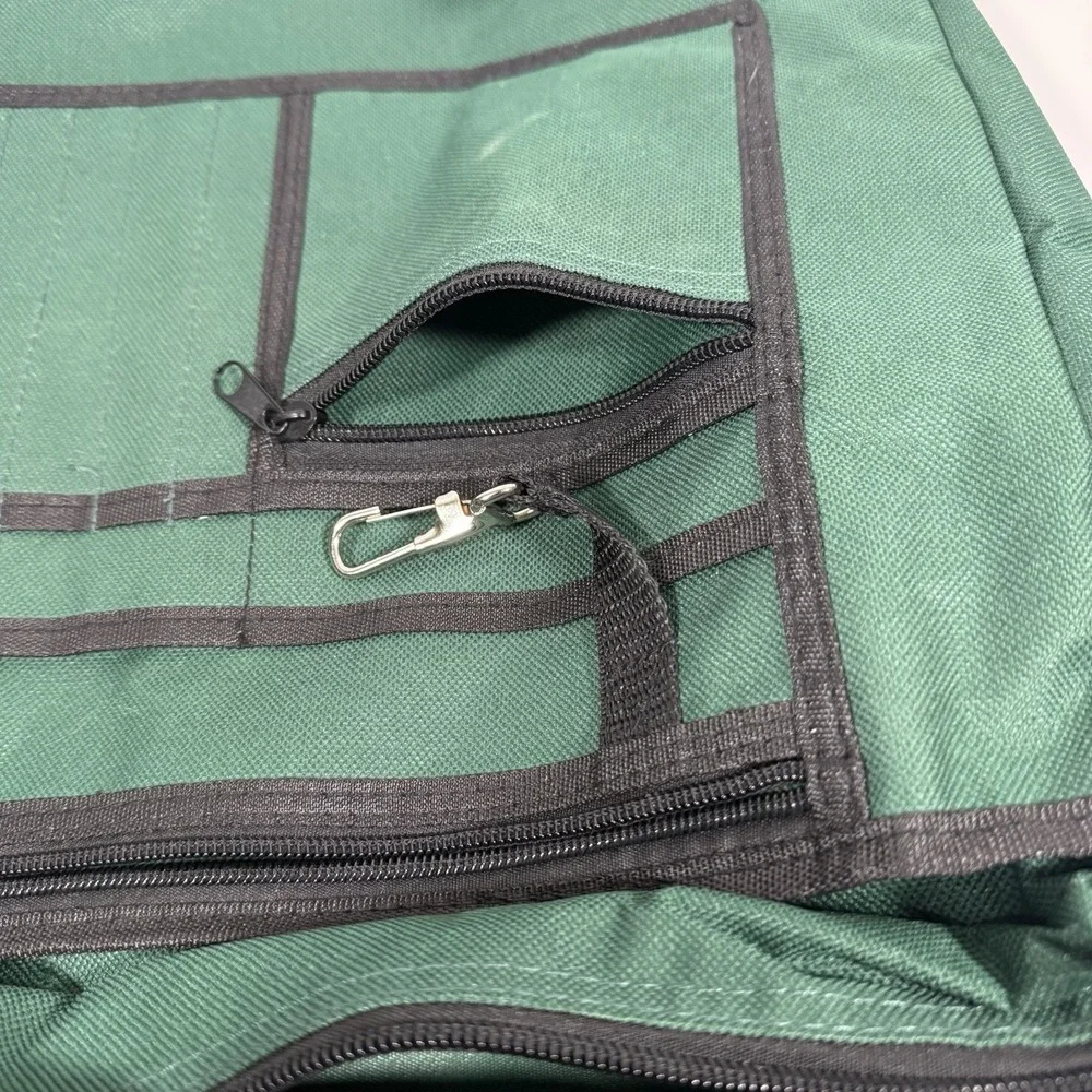 Unbranded Messenger Bag Unisex Large Green Tactical Patch Panel Utility Laptop